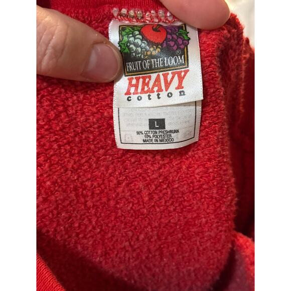 Vintage Fruit of the Loom Mama Ain’t Happy Sweatshirt L - Picture 4 of 6